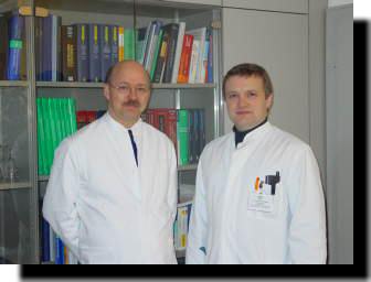 PD Dr. med. M.K. Walz (li) und Dr .med. K. Peitgen (re)